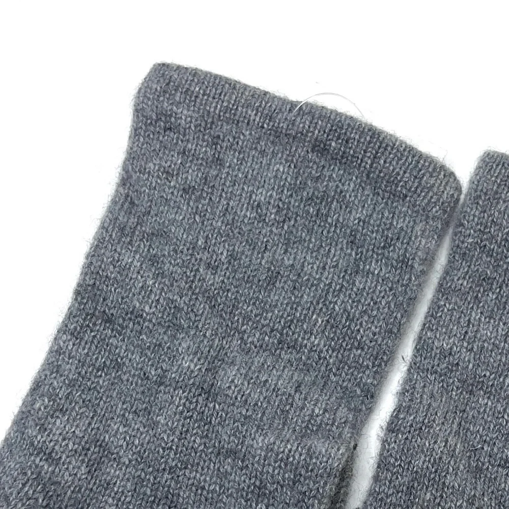 PHENIX 100% Cashmere NEW Knit Gloves Gray NEW
